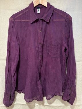 Dosa vintage cotton voile shirt, 4, EUC